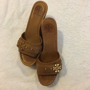 Tory Burch Tan Wedge